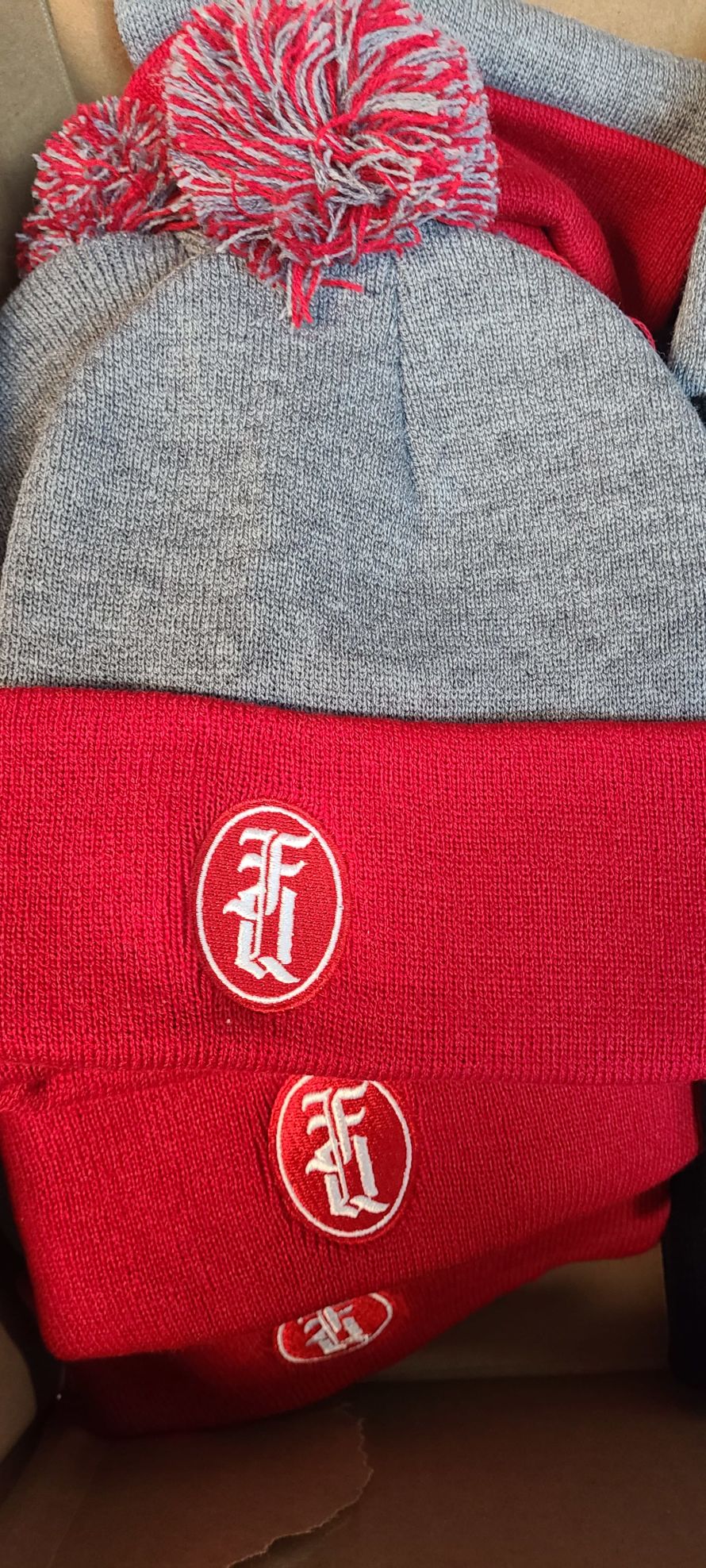 "FQ" Pom-Pom Toque