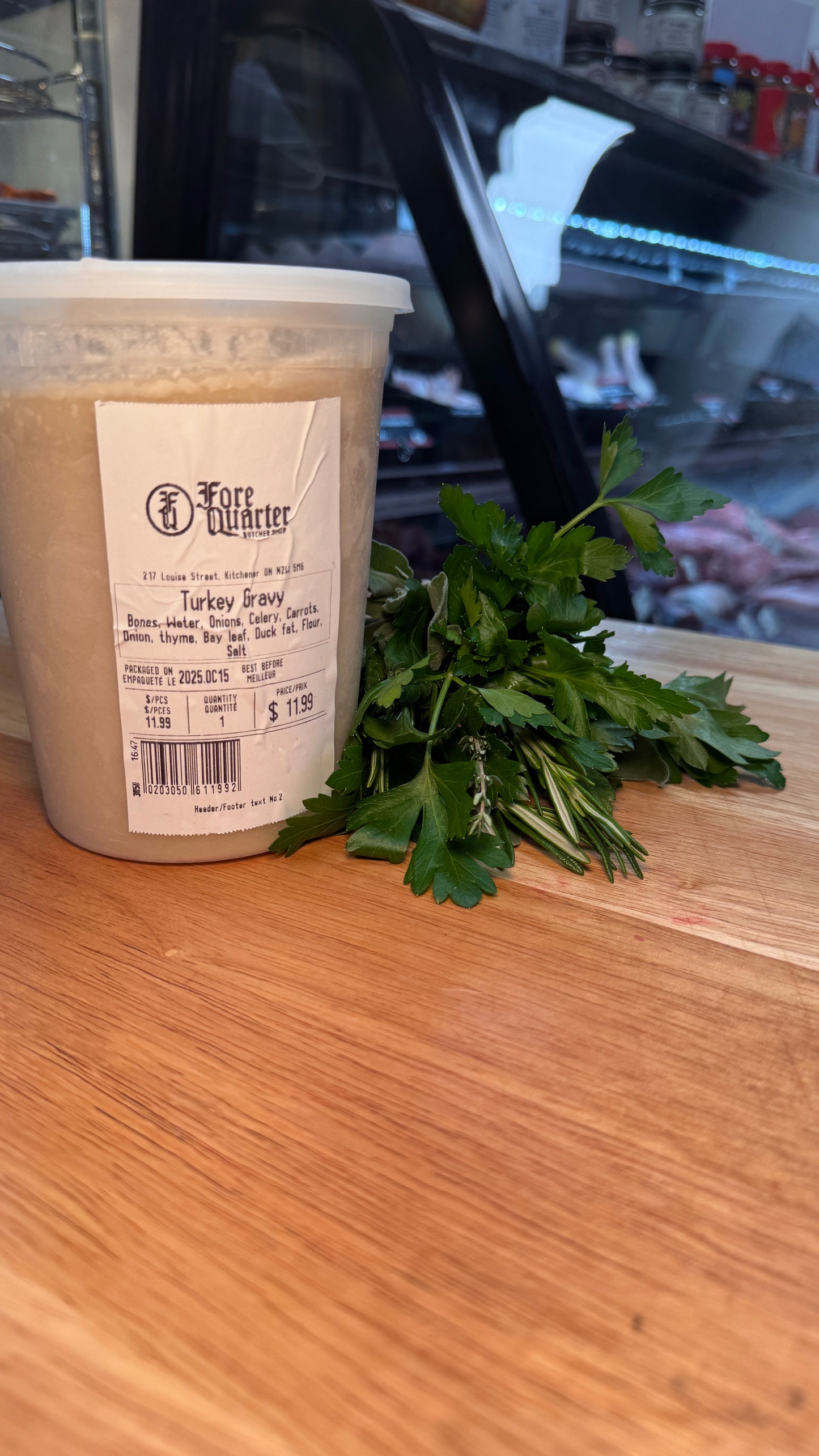 Turkey Gravy $13.99 ($10.00 deposit)