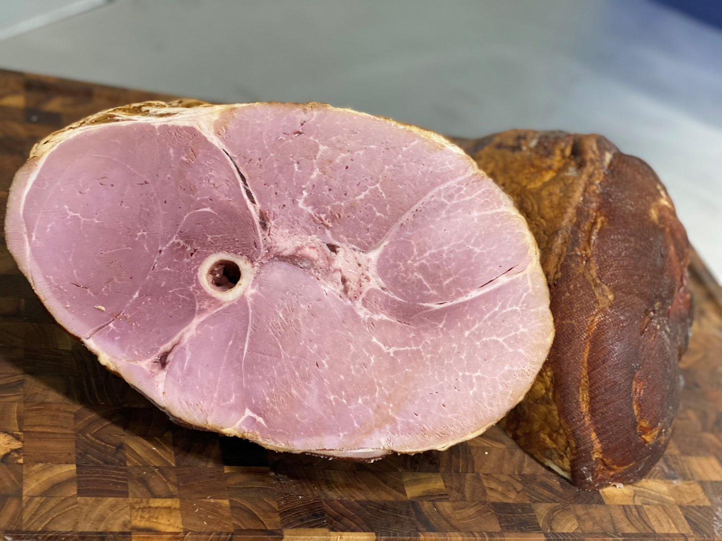 Smoked Bone in Ham $20 deposit ($5.99/lbs)