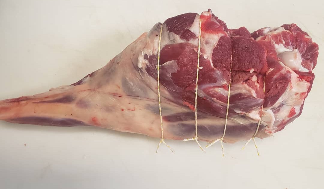 Bone in Leg of lamb $20 Deposit ($19.99/lbs. 6bs approx.)