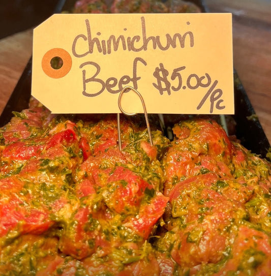 Tenderloin Chimichurri Skewers, 4-5ozs $7.00/PC