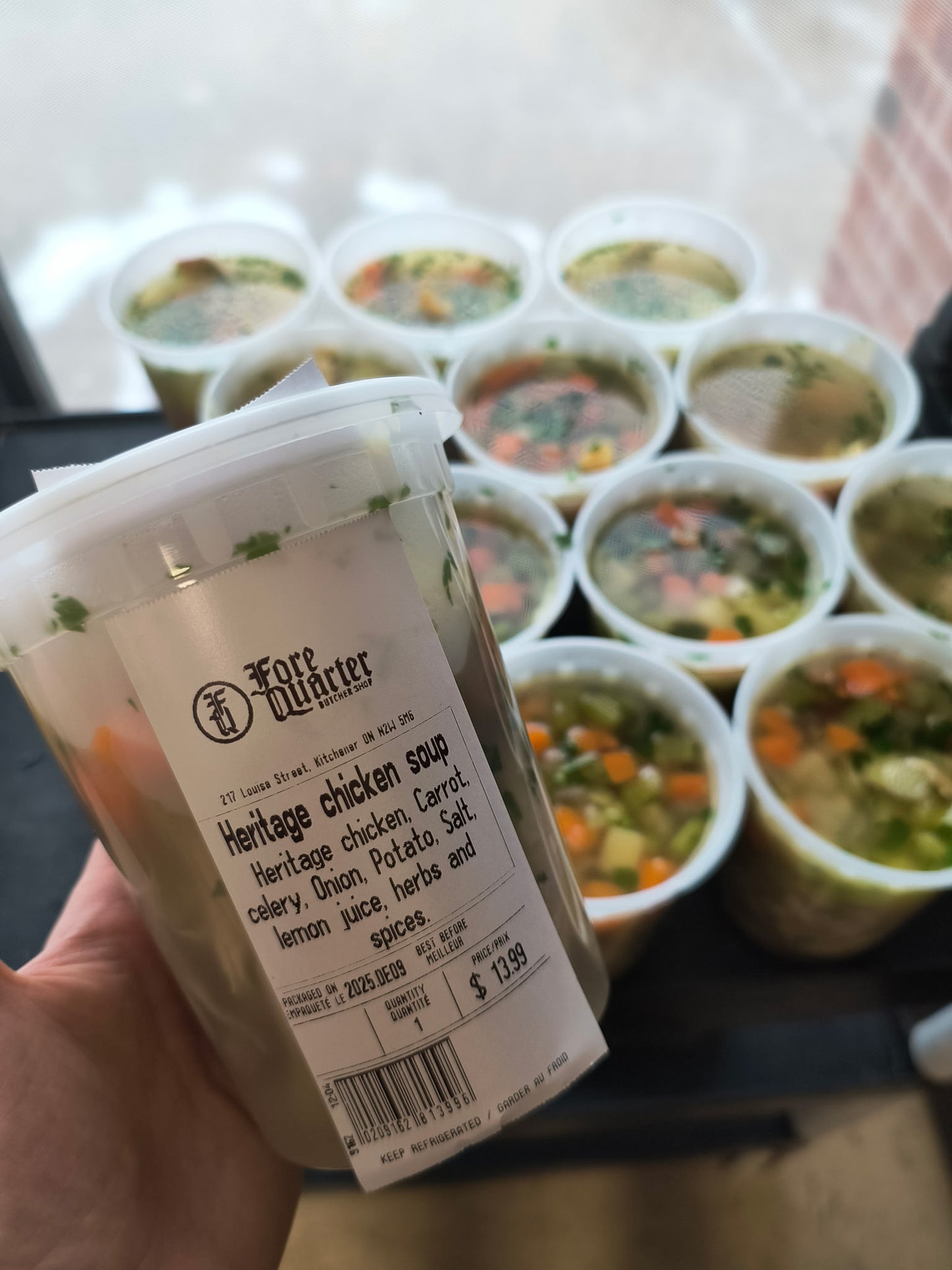 Heritage Chicken Soup $13.99/1 litre