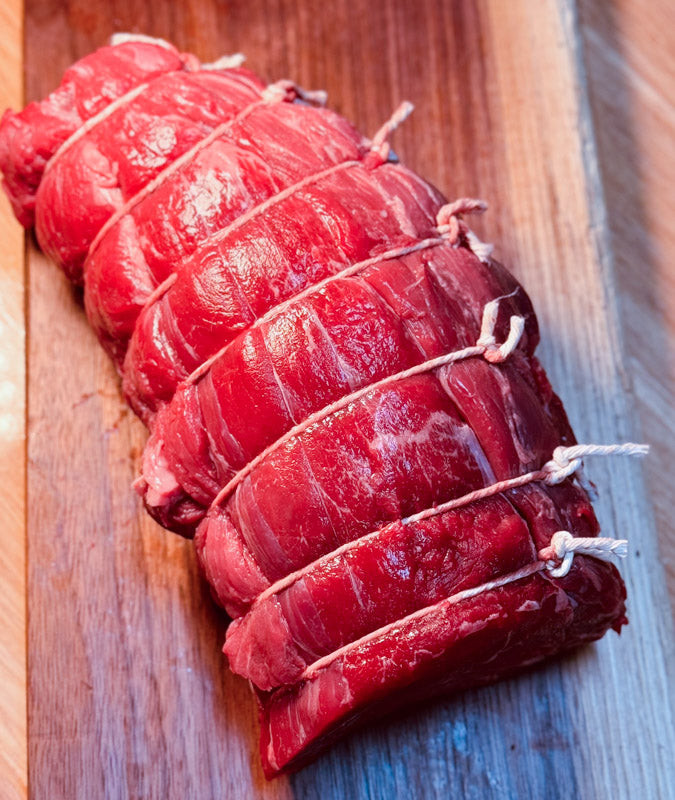 Perfectly trimmed Beef Tenderloin Steak, ideal for high-heat searing and gourmet meals