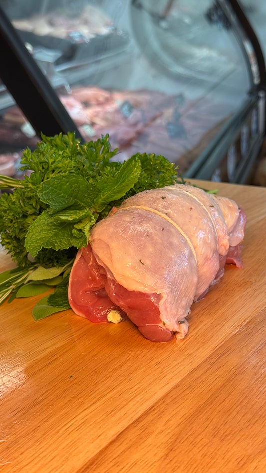Stuffed Turkey Thigh $10 Deposit ($11.99/lbs., 1lbs approx.)