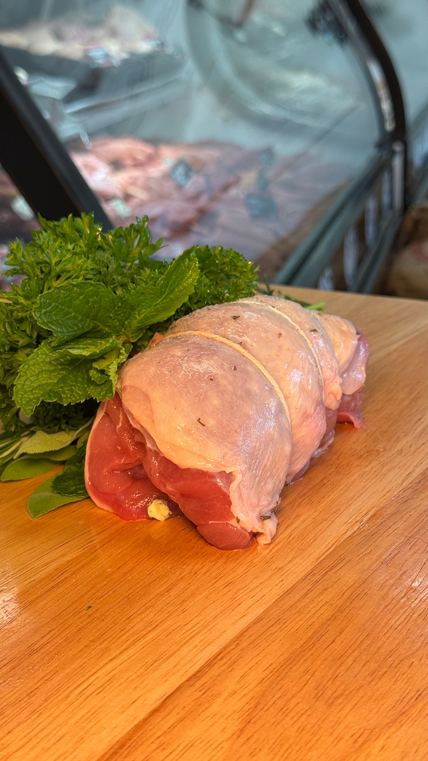 Stuffed Turkey Thigh $10 Deposit ($11.99/lbs., 1lbs approx.)