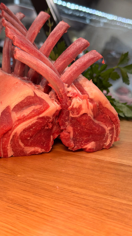 Frenched Rack of Lamb $20 Deposit ($43.99/lbs. approx. 1.5lbs)