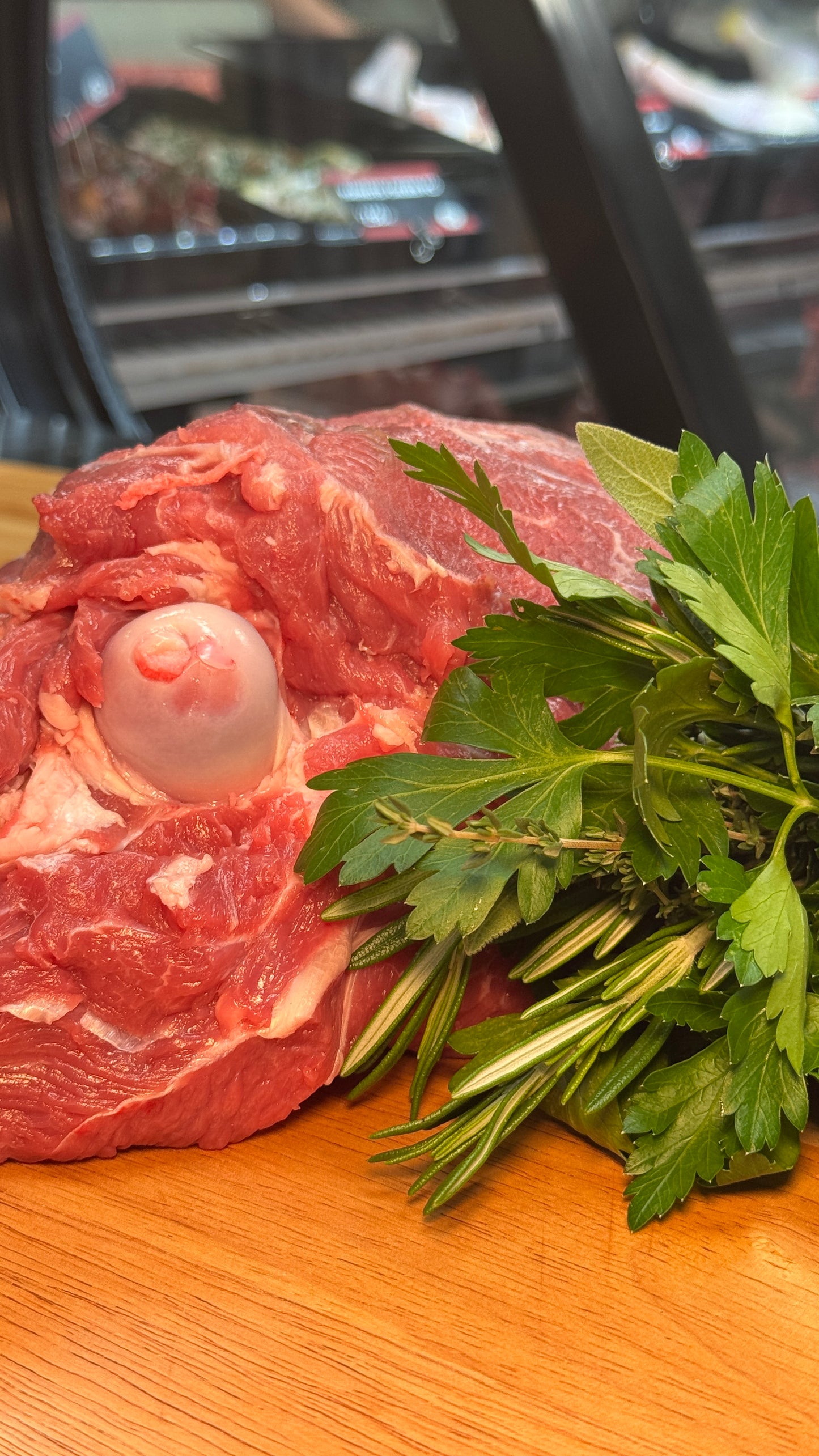 Bone in Leg of lamb  $20 Deposit ($21.99/lbs. 6bs approx.)