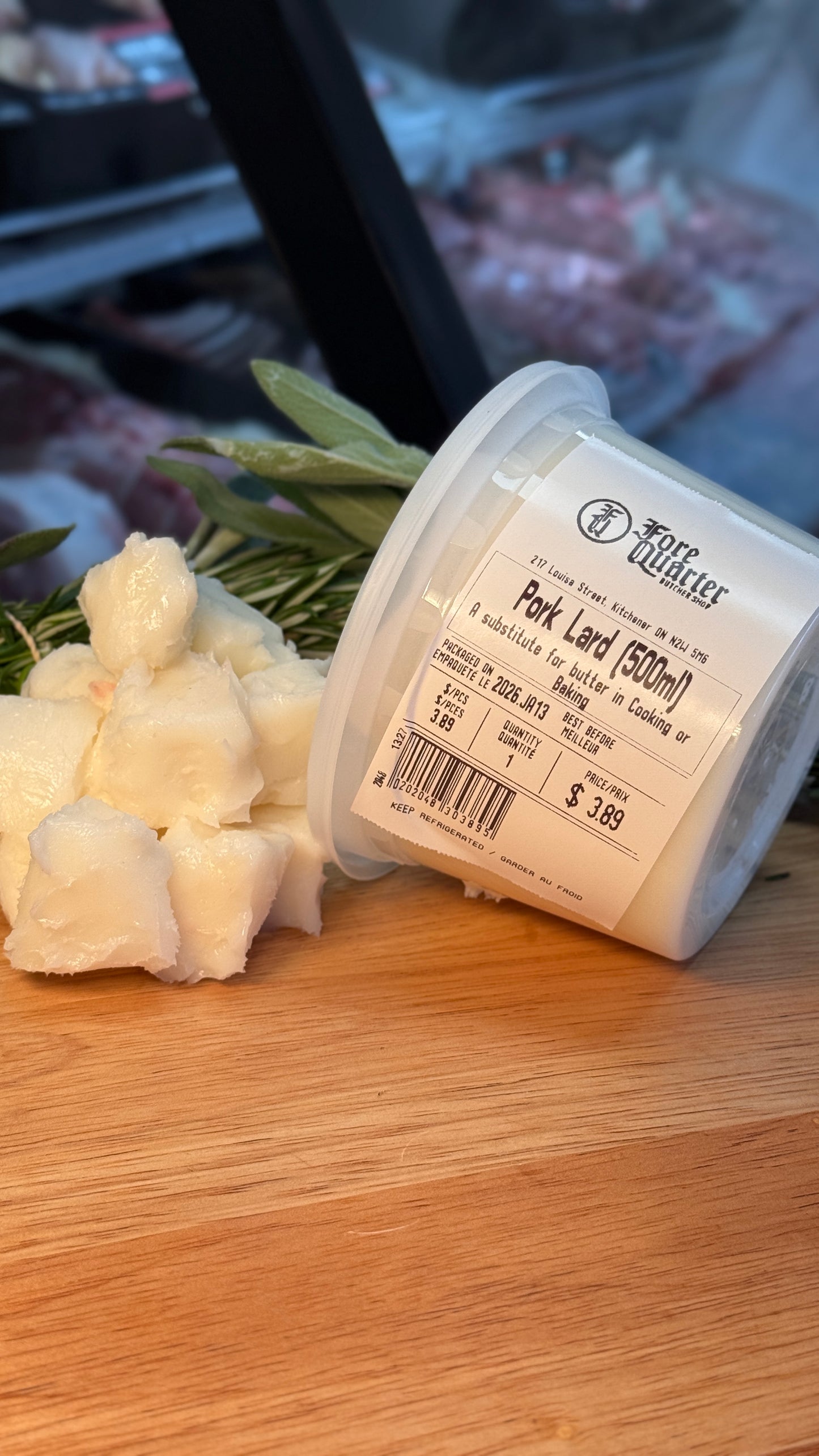 Pork Lard (500ml)