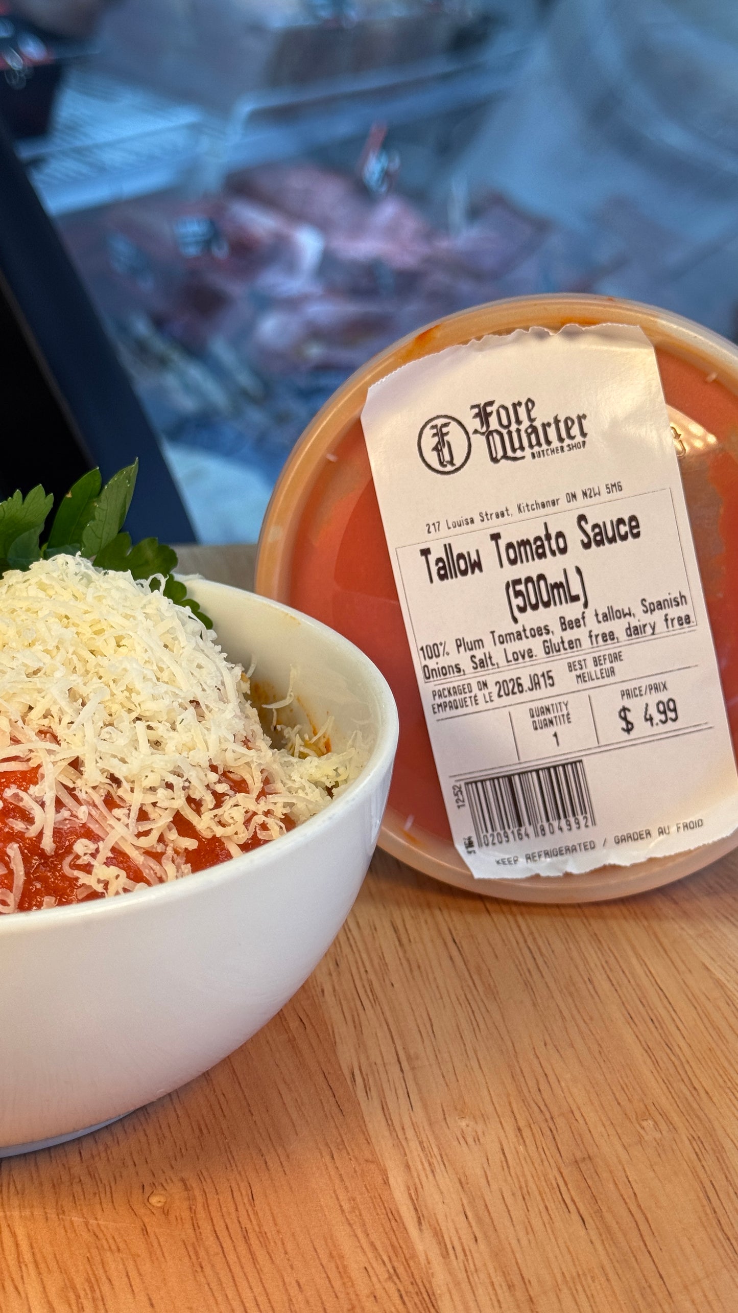 Italian Tallow, tomato sauce (1 litre)